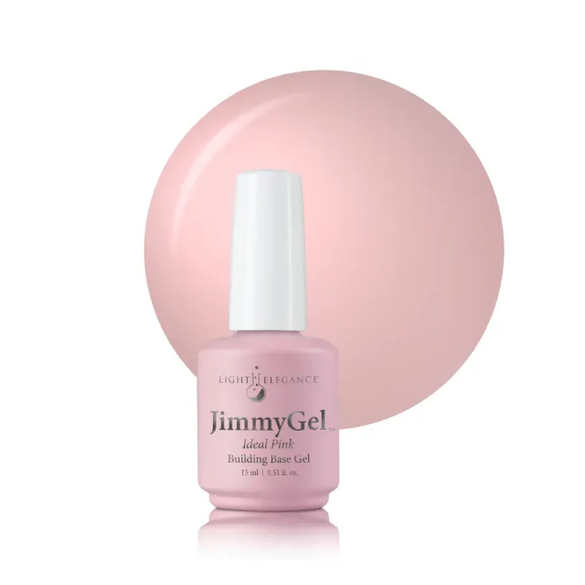 Light Elegance JimmyGel Ideal Pink byggelakk 15 ml rosa