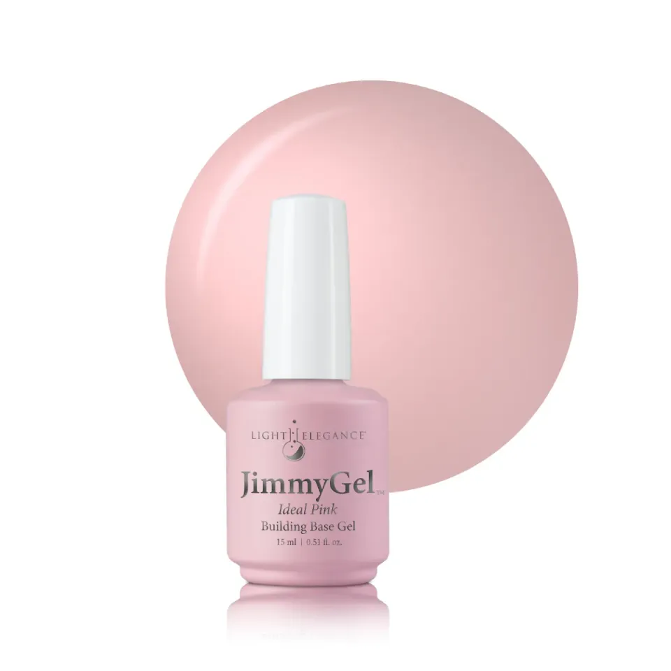 Light Elegance JimmyGel Ideal Pink byggelakk 15 ml rosa