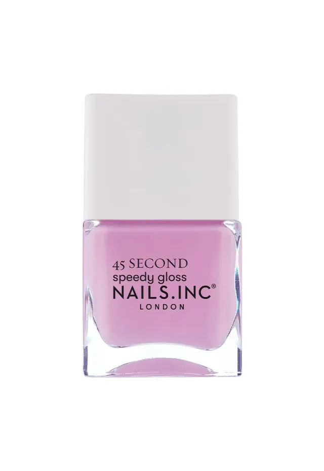Nails Inc London Ready for Richmond neglelakk rosa hurtigtørk