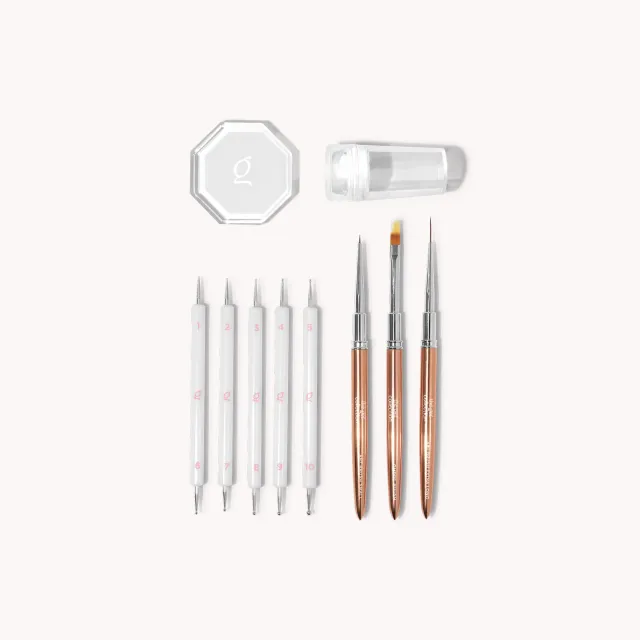 The Gel Collection Nail Art Kit Medium negledesign 5 deler