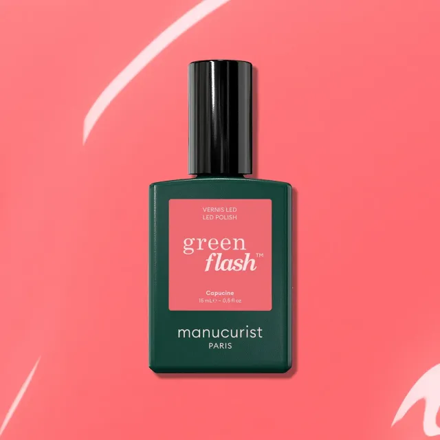Manucurist Green Flash Capucine gelelakk korallrosa