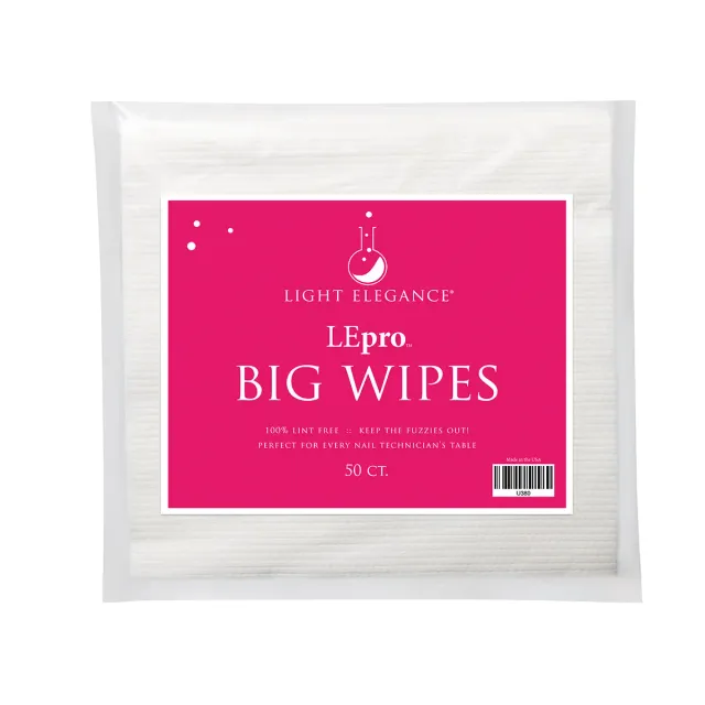 Light Elegance LEpro Big Wipes lofri servietter 50 stk store