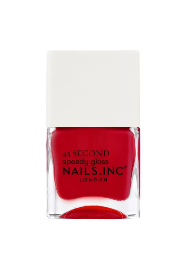 Nails Inc 45 Second Mayfair Made Me Do It neglelakk rød
