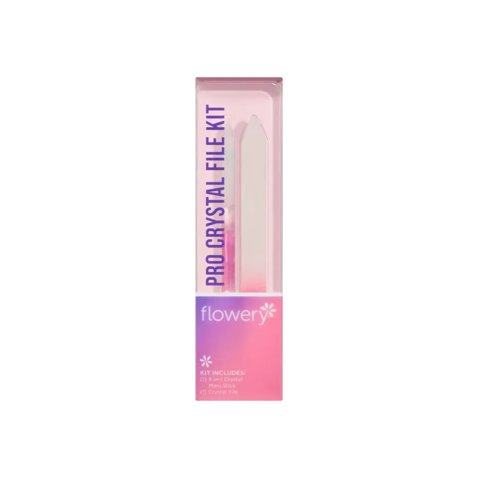 China Glaze Flowery Pro Crystal File Kit neglefil 2-pakning