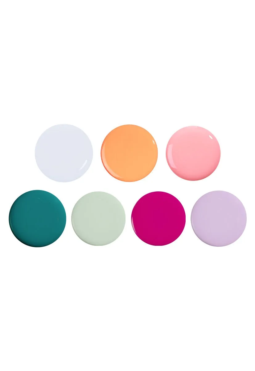 Nails Inc London Hello Sunshine neglelakk 7-pk krem