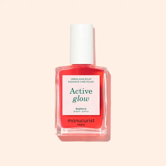 Manucurist Active Glow Raspberry neglelakk bringebær gloss
