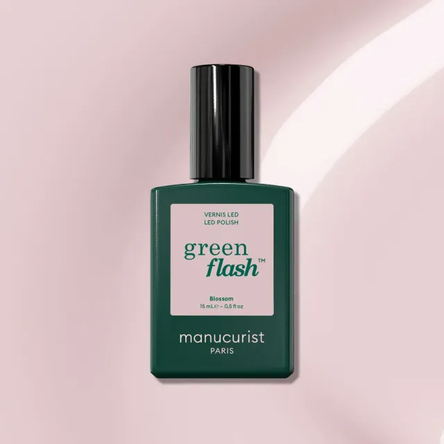 Manucurist Green Flash Blossom neglelakk lys rosa