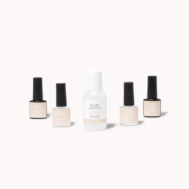 The Gel Collection Travel Kit påfyll neglesett 5 deler mini