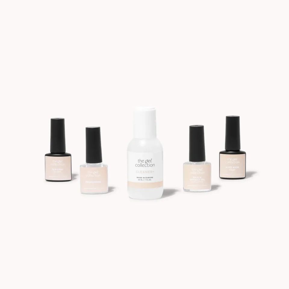 The Gel Collection Travel Kit påfyll neglesett 5 deler mini
