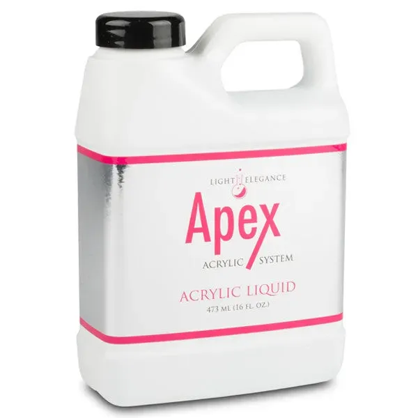 Light Elegance APEX akrylvæske monomer 4 oz klar væske