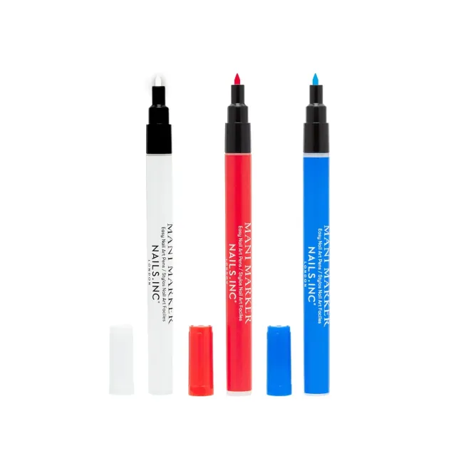 Nails Inc London Inner Nail Artist Mani Marker Trio negletusj