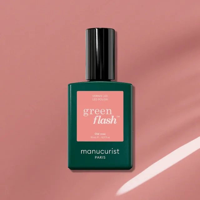 Manucurist Green Flash Old Rose neglelakk pudderrosa