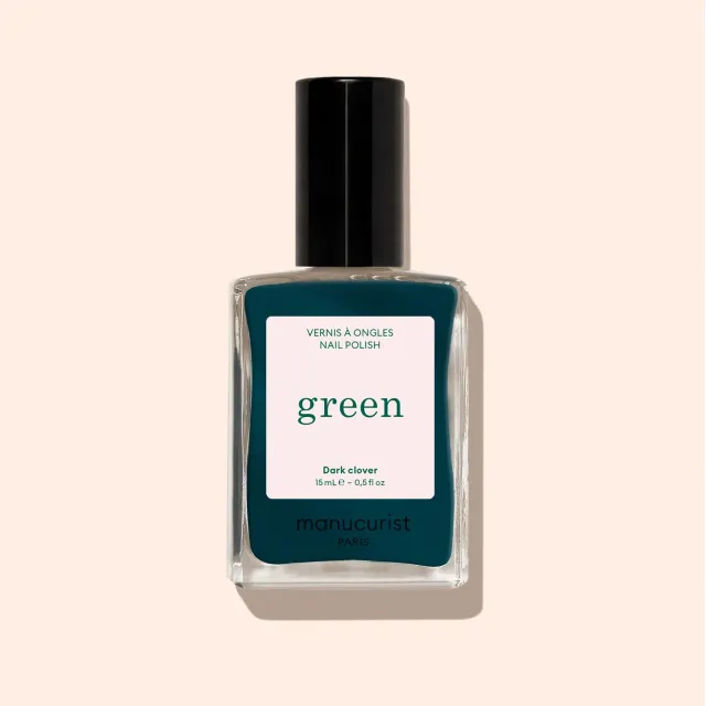 Manucurist Green Dark Clover neglelakk petrolblå