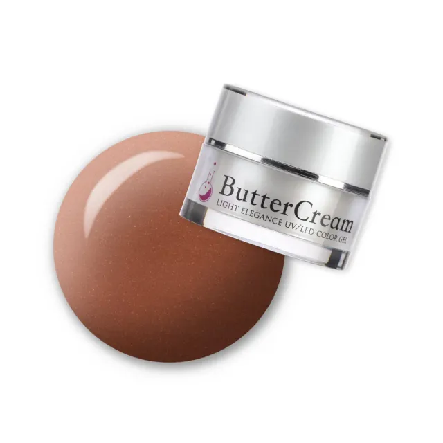 Light Elegance ButterCream Drizzle fargegel brun shimmer