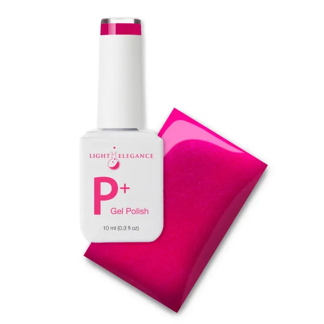 Light Elegance P+ I Lava You gel polish 10 ml bær-fuchsia shimmer