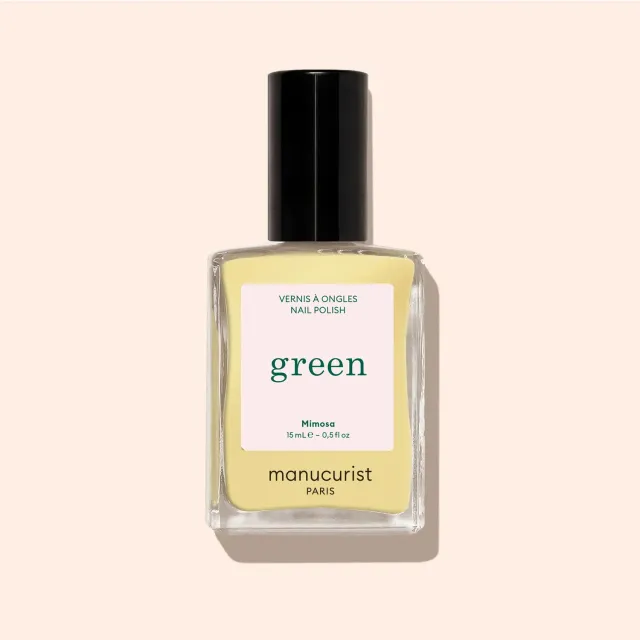 Manucurist Green Mimosa neglelakk pastellgul
