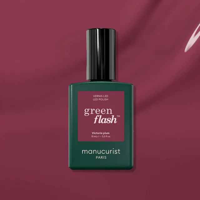Manucurist Green Flash Victoria Plum gellakk plomme 7 dager