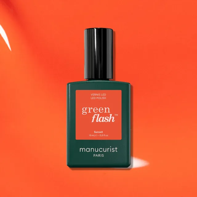 Manucurist Green Flash Sunset gelelakk oransje