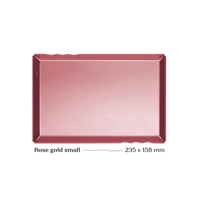 Boz Beauty Lounge Nail Tray brett lite roségull aluminium