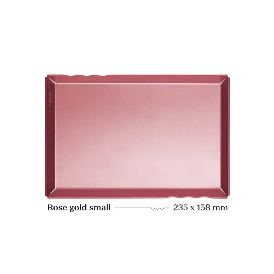 Boz Beauty Lounge Nail Tray brett lite roségull aluminium