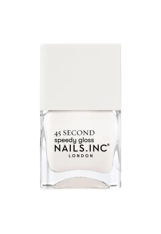 Nails Inc 45 Second Find Me In Fulham neglelakk hvit creme