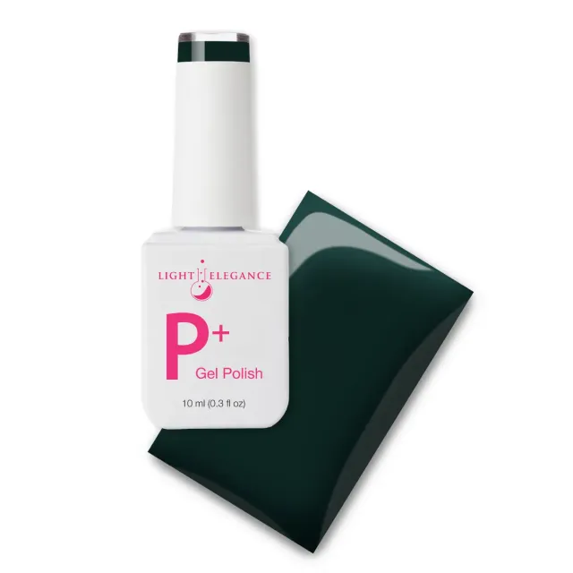 Light Elegance P+ Luxurious gelelakk 10 ml mørk blågrønn