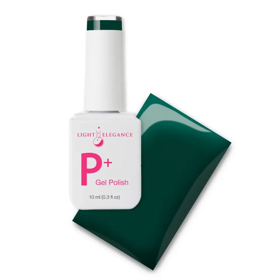 Light Elegance P+ Worth Waiting For gel polish 10 ml mørkegrønn