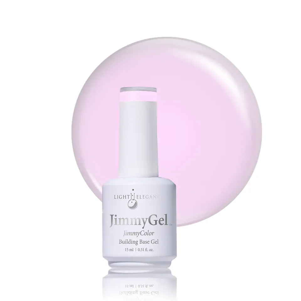 Light Elegance JimmyGel Seaglass base frostet lilla