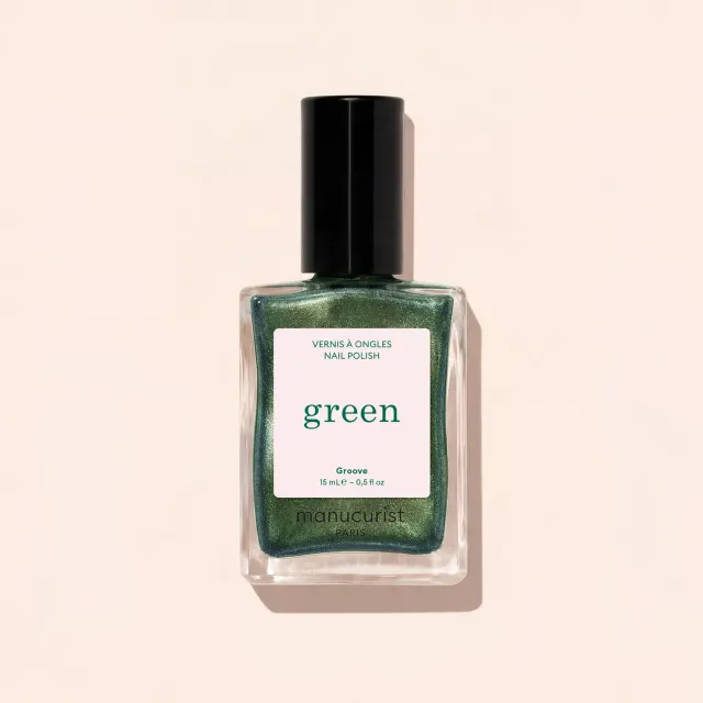 Manucurist Green Groove neglelakk metallisk grønn