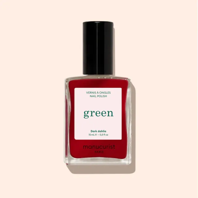 Manucurist Green Dark Dahlia neglelakk mørkerød