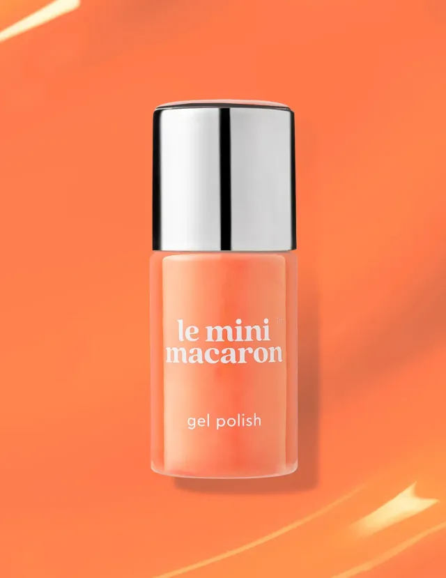 Le Mini Macaron Papaya Sorbet gellakk 8,5 ml – lys oransje