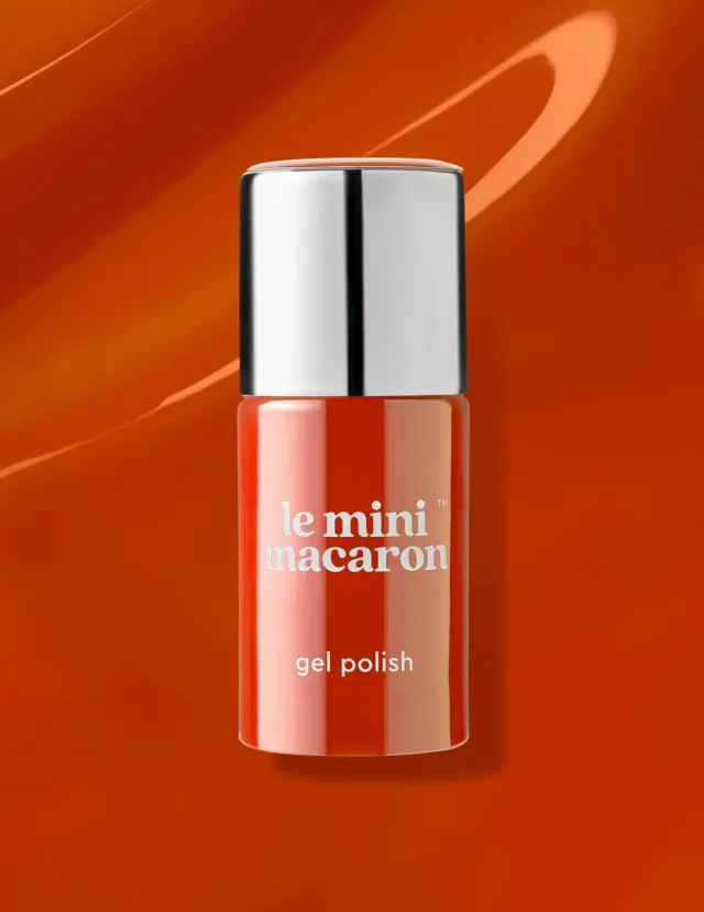Le Mini Macaron Pumpkin Spice Latte gellakk 8,5 ml varm oransje
