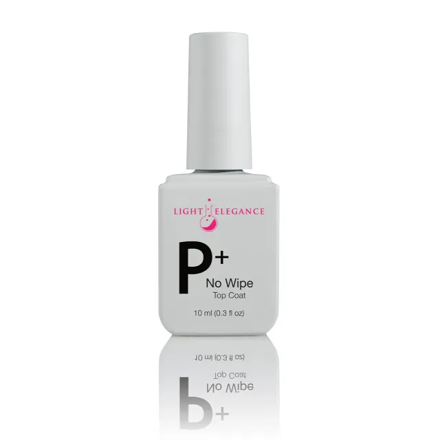 Light Elegance P+ No Wipe top coat 10 ml blank