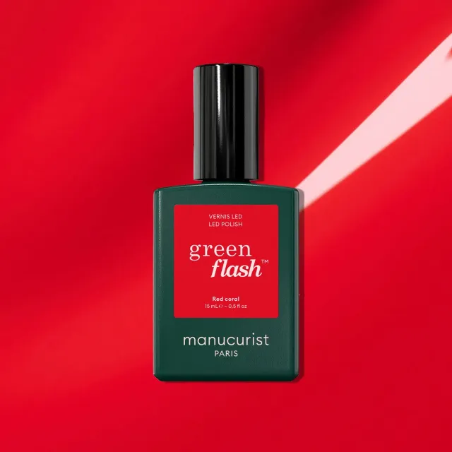 Manucurist Green Flash Red Coral gellakk korallrød