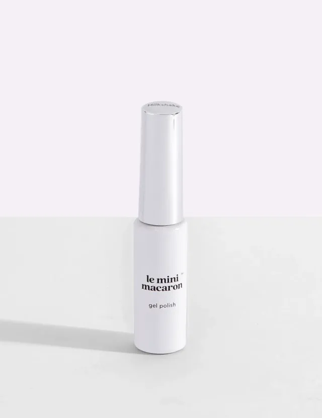 Le Mini Macaron Le Gel Liner Milkshake neglelakk 6 ml hvit