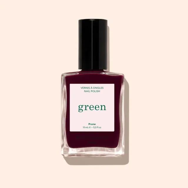 Manucurist Green Prune neglelakk vinrød dekkende