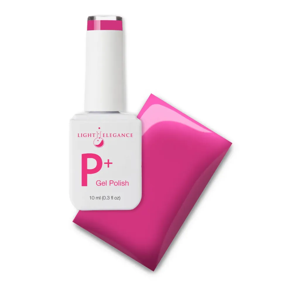Light Elegance P+ Drama Queens gellakk 10 ml fuchsia