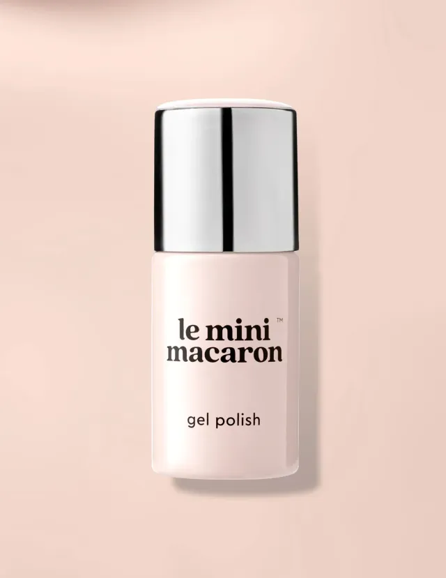 Le Mini Macaron Crème Brûlée gellakk 8,5 ml transparent beige
