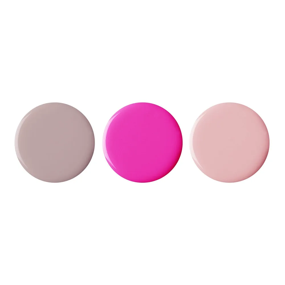 Nails Inc Gel Effect minineglelakk trio krem