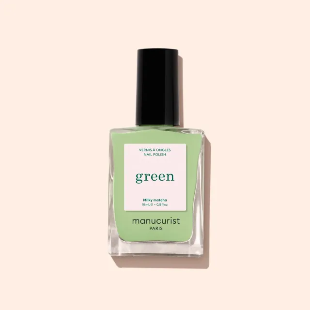 Manucurist Green Milky Matcha neglelakk grønn