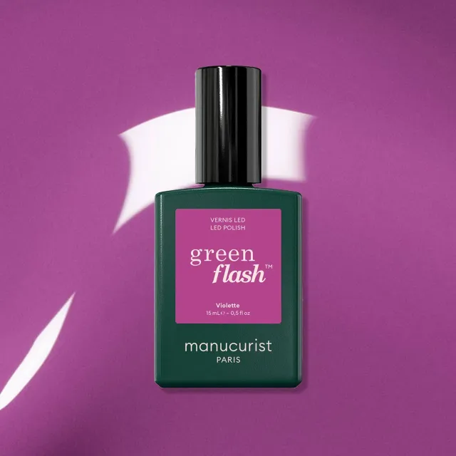 Manucurist Green Flash Violette neglelakk lilla opak