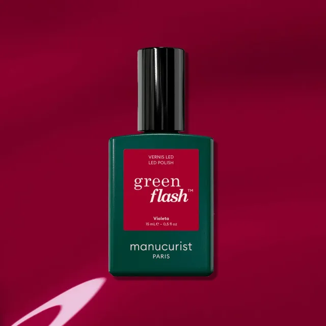 Manucurist Green Flash Violeta gellakk burgunder-lilla