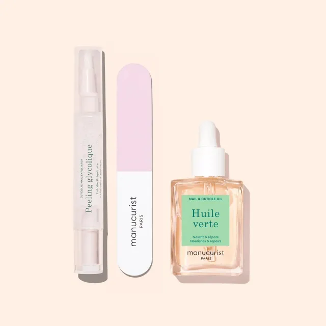 Manucurist Glow Routine neglepleiesett med olje