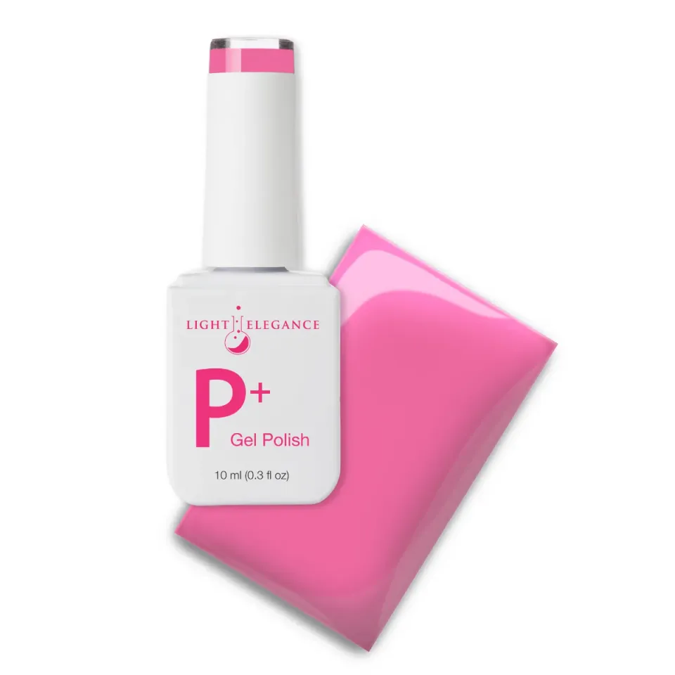 Light Elegance P+ Hot Pink Jelly gellakk 10 ml rosa