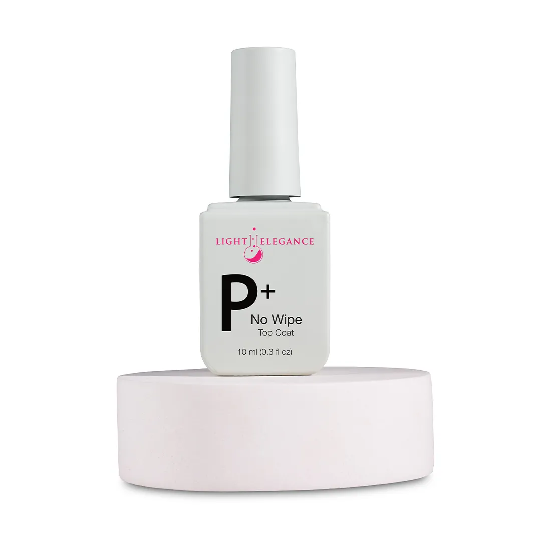 Light Elegance P+ No Wipe top coat 10 ml blank