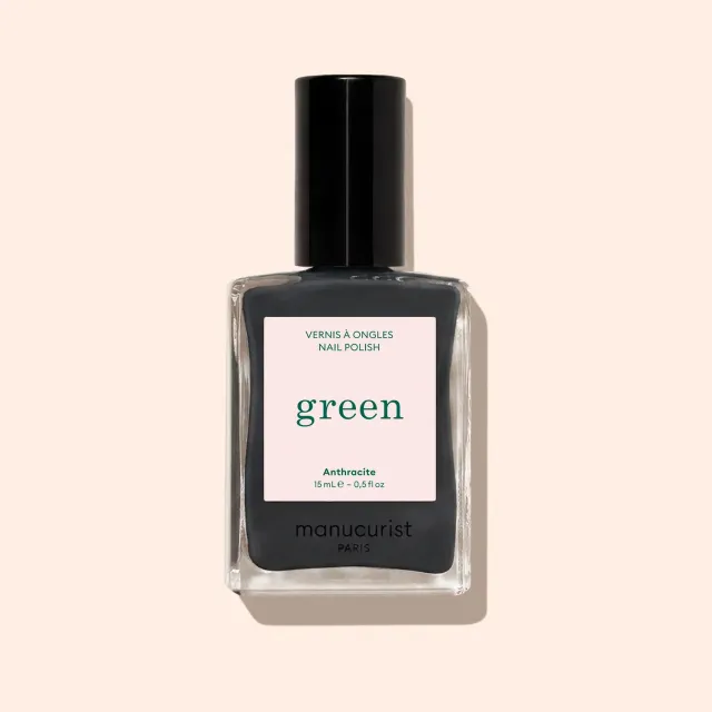 Manucurist Green Anthracite neglelakk mørk grå
