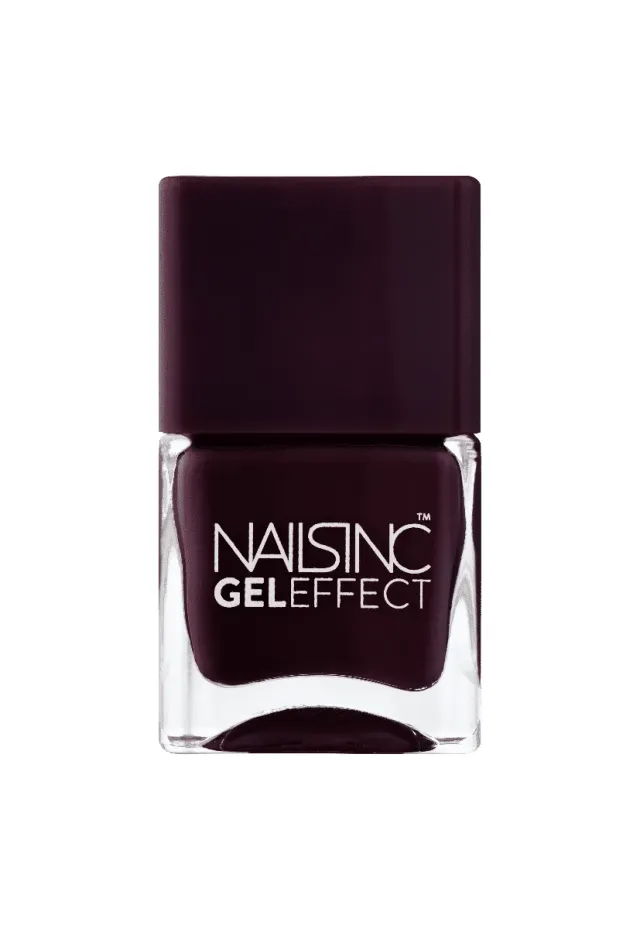 Nails Inc London Gel Effect Grosvenor Crescent neglelakk rød