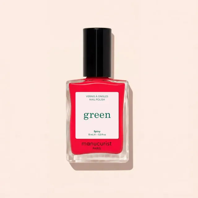 Manucurist Green Spicy neglelakk rød opak