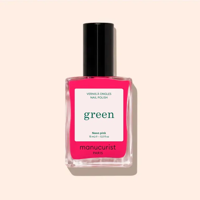 Manucurist Green Neon Pink neglelakk neonrosa