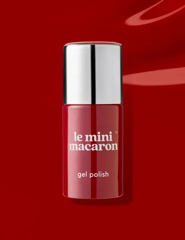 Le Mini Macaron Pomegranate gellakk 8,5 ml dyp rød
